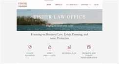 Desktop Screenshot of fisherlawoffice.com